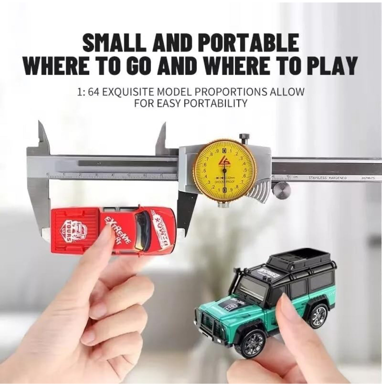 🚘 2.4GHz RC Alloy Power Truck – 6-Wheel Off-Road Remote Control Car