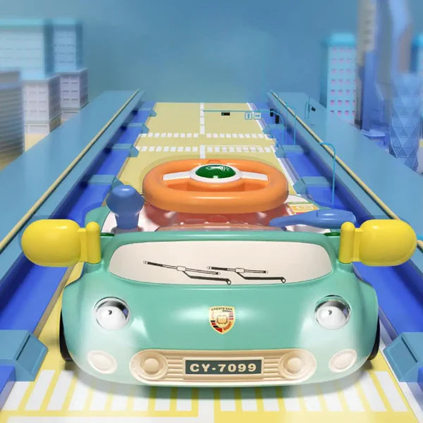 Driving Simulation Toy with Steering Wheel Game for Toddlers