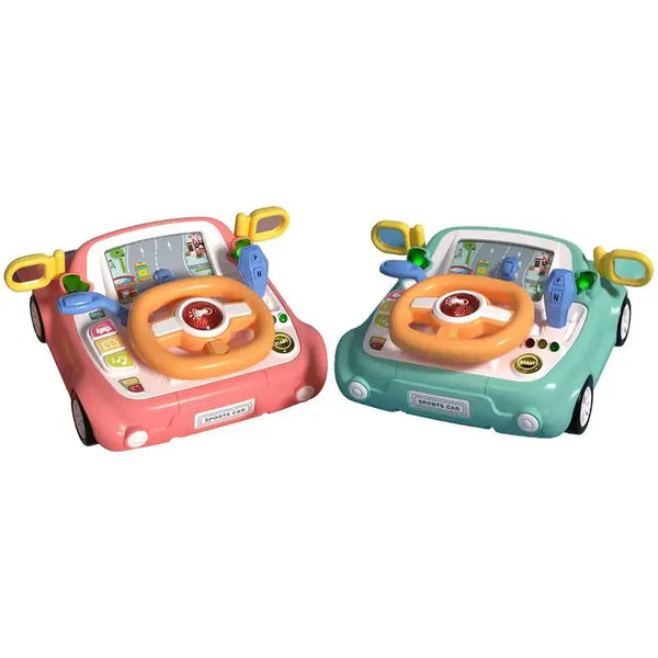 Driving Simulation Toy with Steering Wheel Game for Toddlers