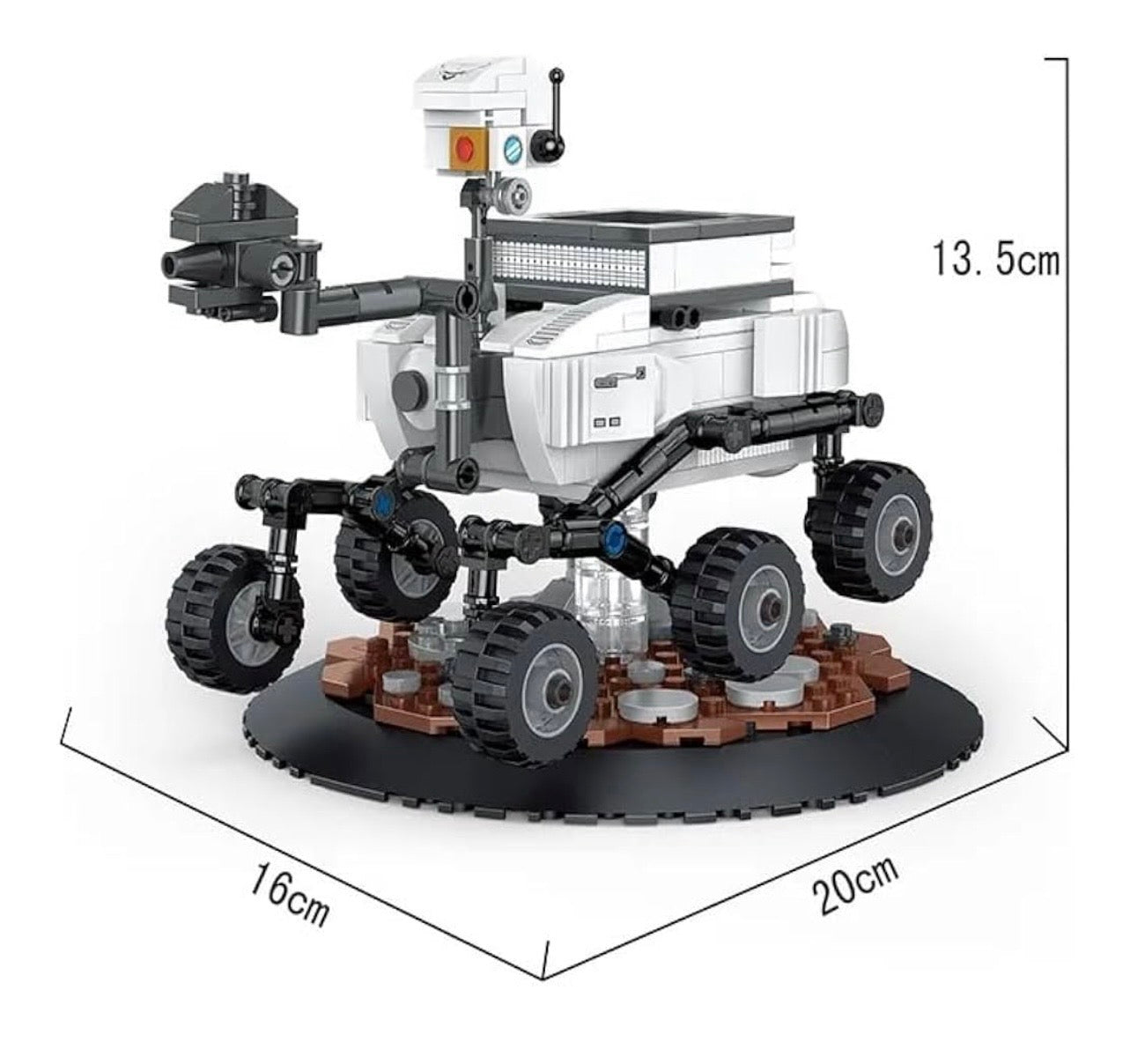 Mars Rover Building Blocks Toy – 326 PCS Space Exploration STEM Kit