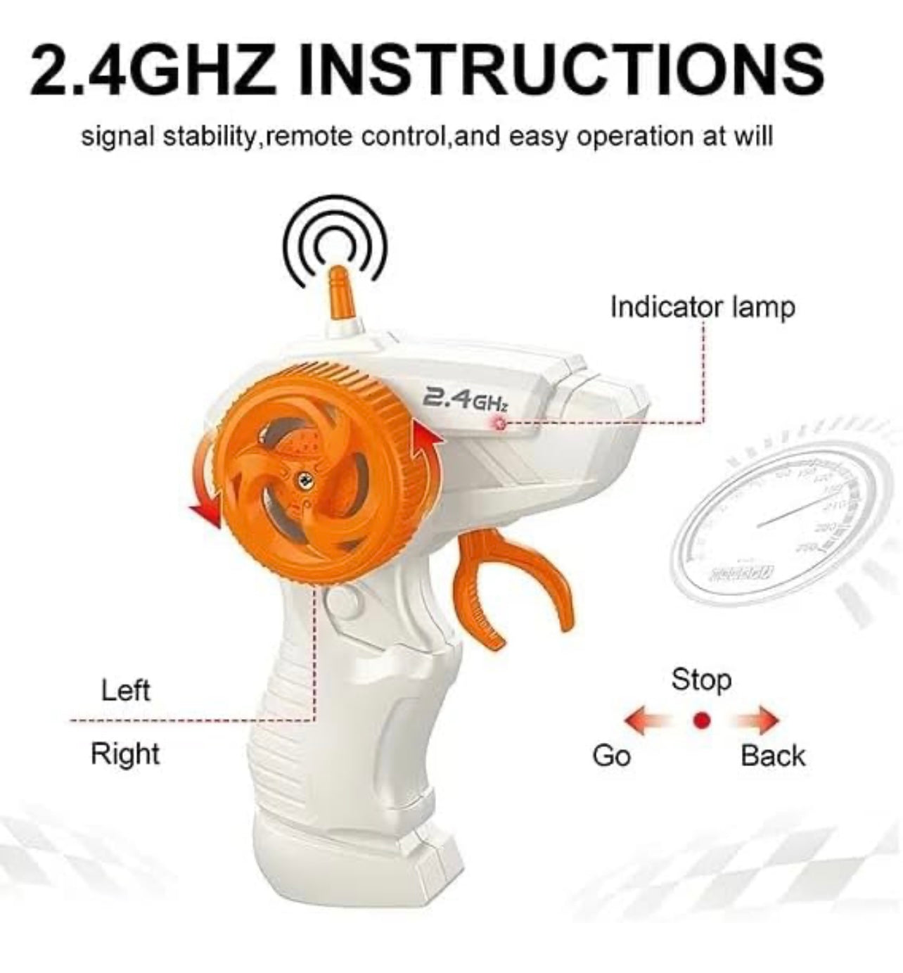 Come Alive 2-in-1 RC Building Block Car Kit - Pull-Back & Remote Control Sports Car