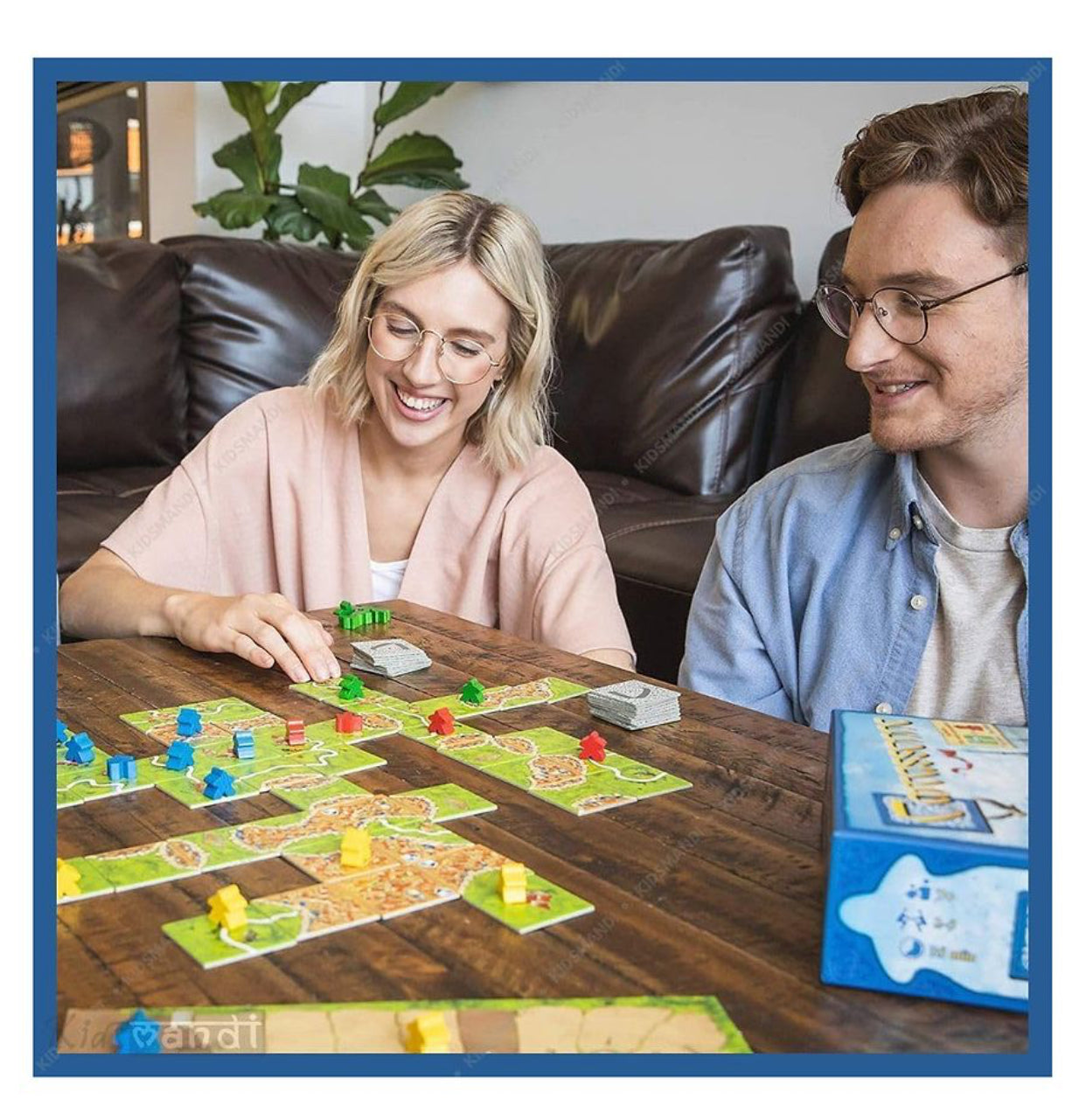 🏰 Carcassonne – Tile-Placement Strategy Board Game (Includes River + Abbot Expansions)