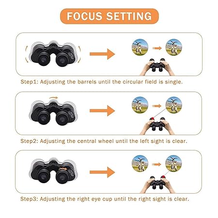 Binocular for Bird Watching with 20 x 50 Zoom Option | Long Distance Durbin for Sports Events Camping Hiking and Tourism (1Pc, Black)