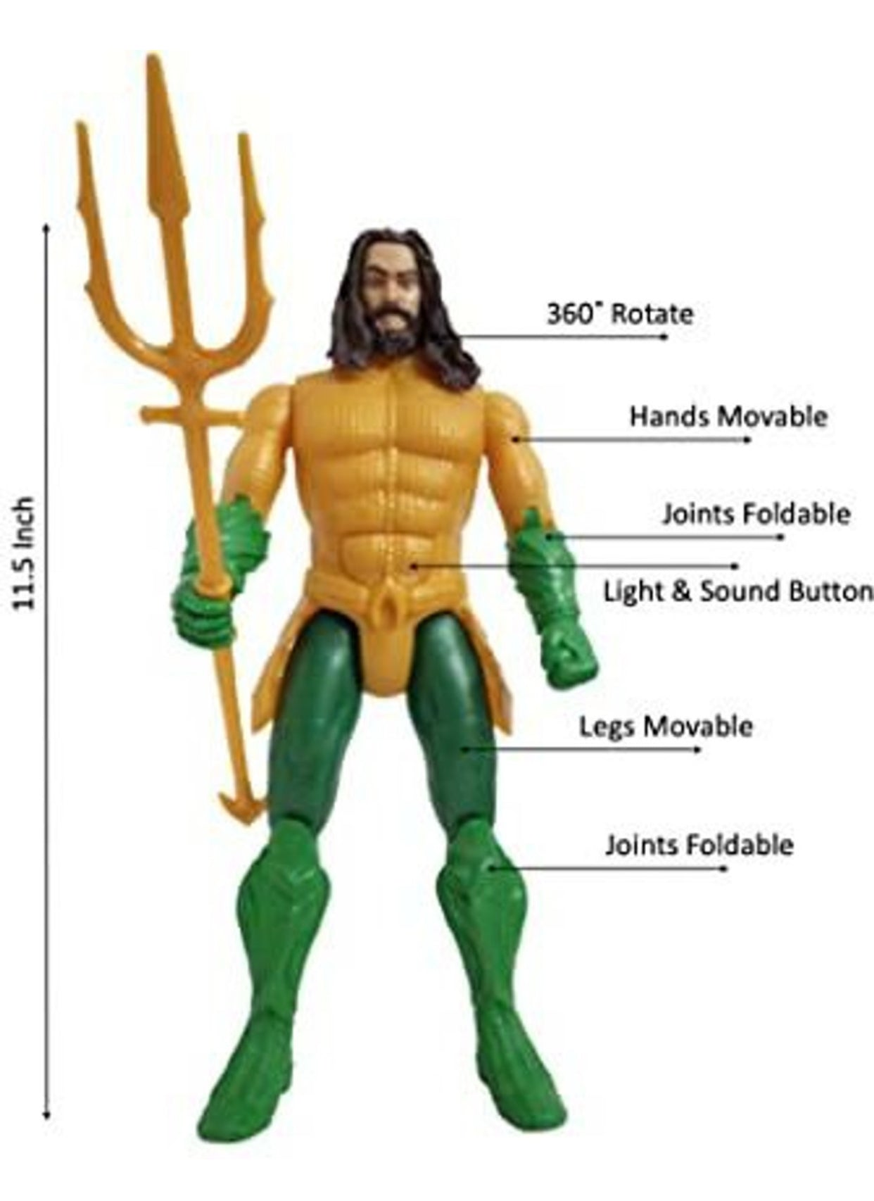 Union Legend Aqua Warrior – Titan Hero Series Action Figure (Avengers Edition) | 12-inch