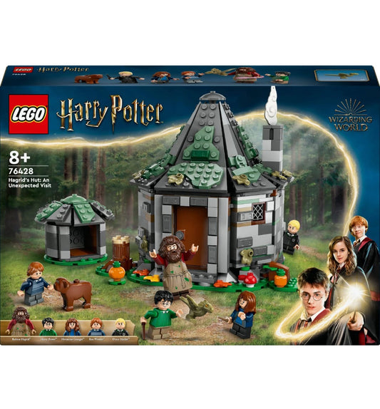 LEGO Harry Potter Hagrid’s Hut: An Unexpected Visit 76428 – Wizarding World Playset (896 pcs, 8+)