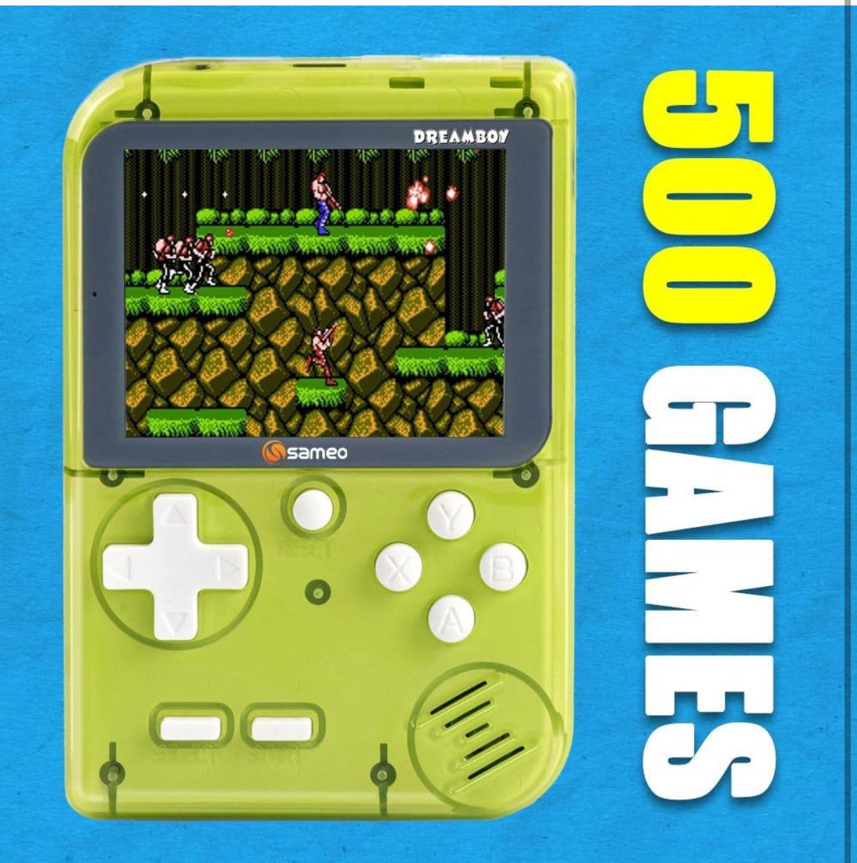 🎮 DREAMBOY Retro Handheld Game Console – 500 Classic Games | 3” LCD | Type-C Charging