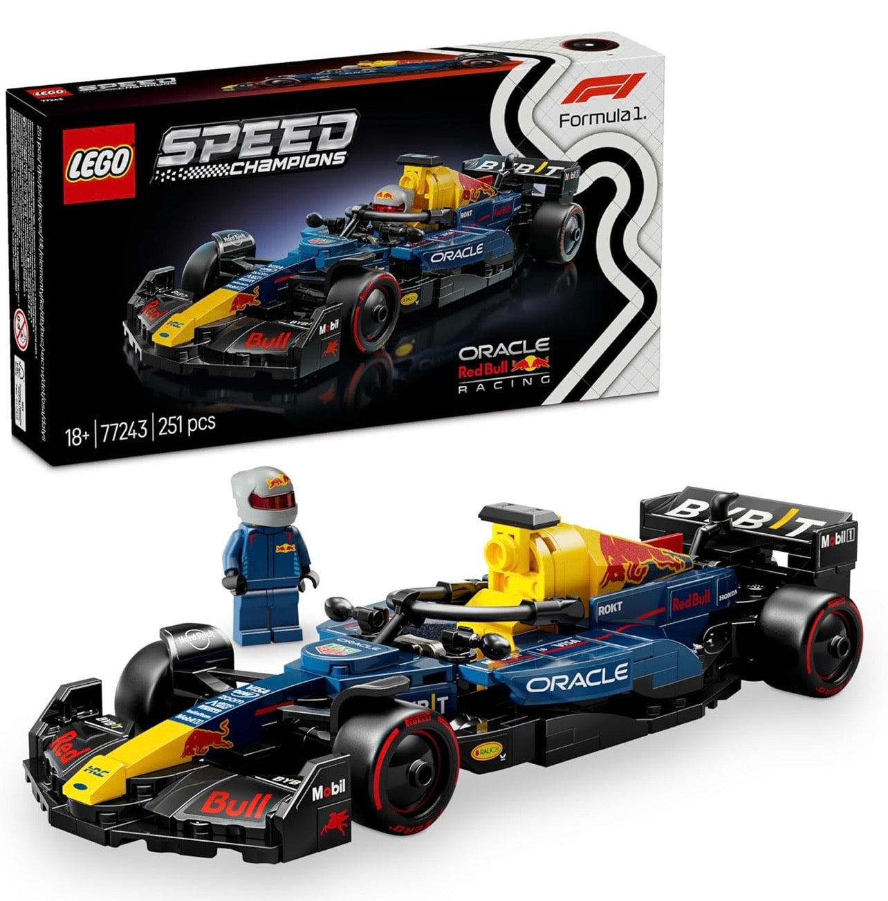 LEGO® Speed Champions Oracle Red Bull Racing RB20 F1 Car (77243)