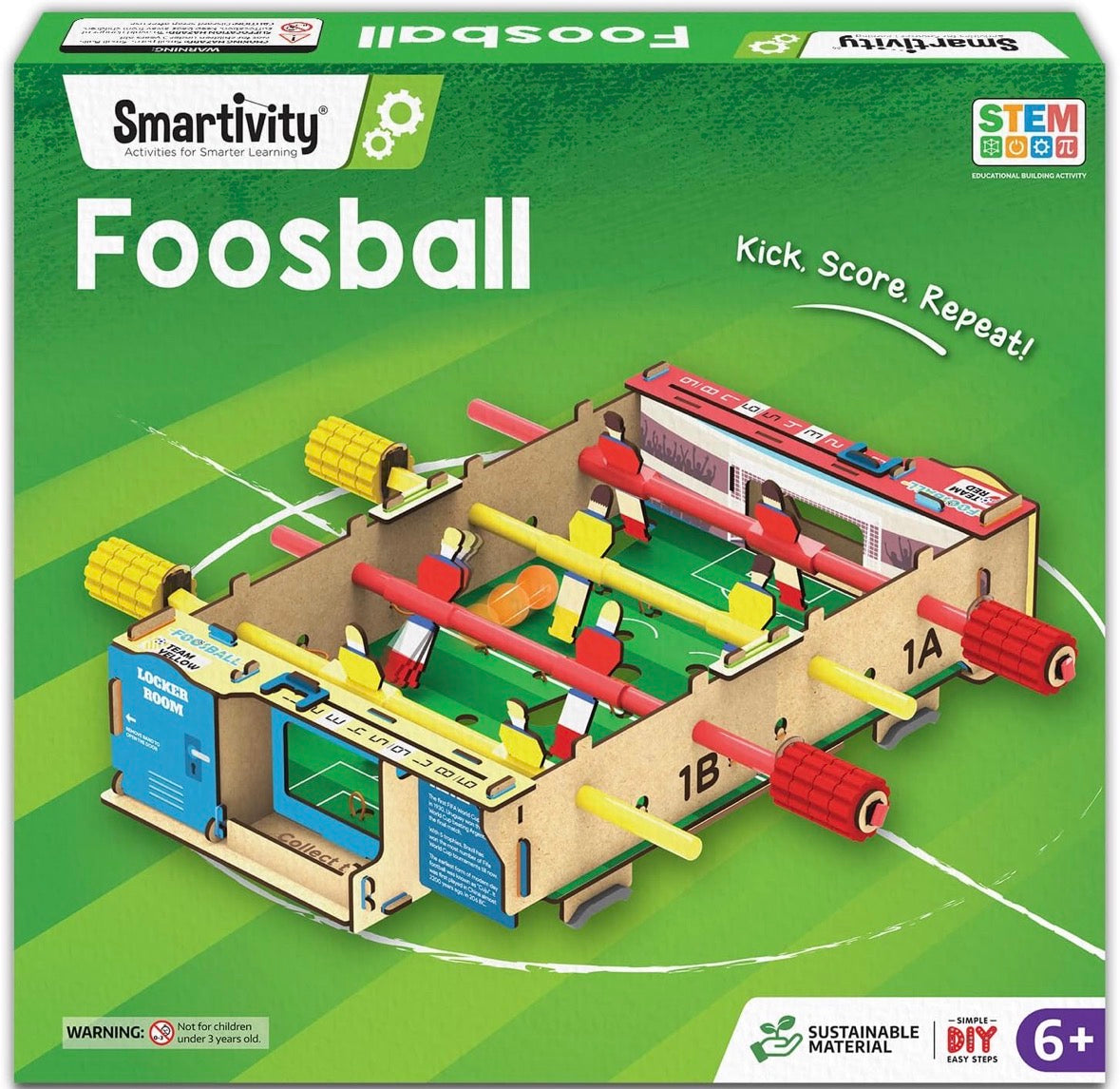 Smartivity Foosball STEM DIY Kit β Kick, Score, Repeat! (Age 6+)
