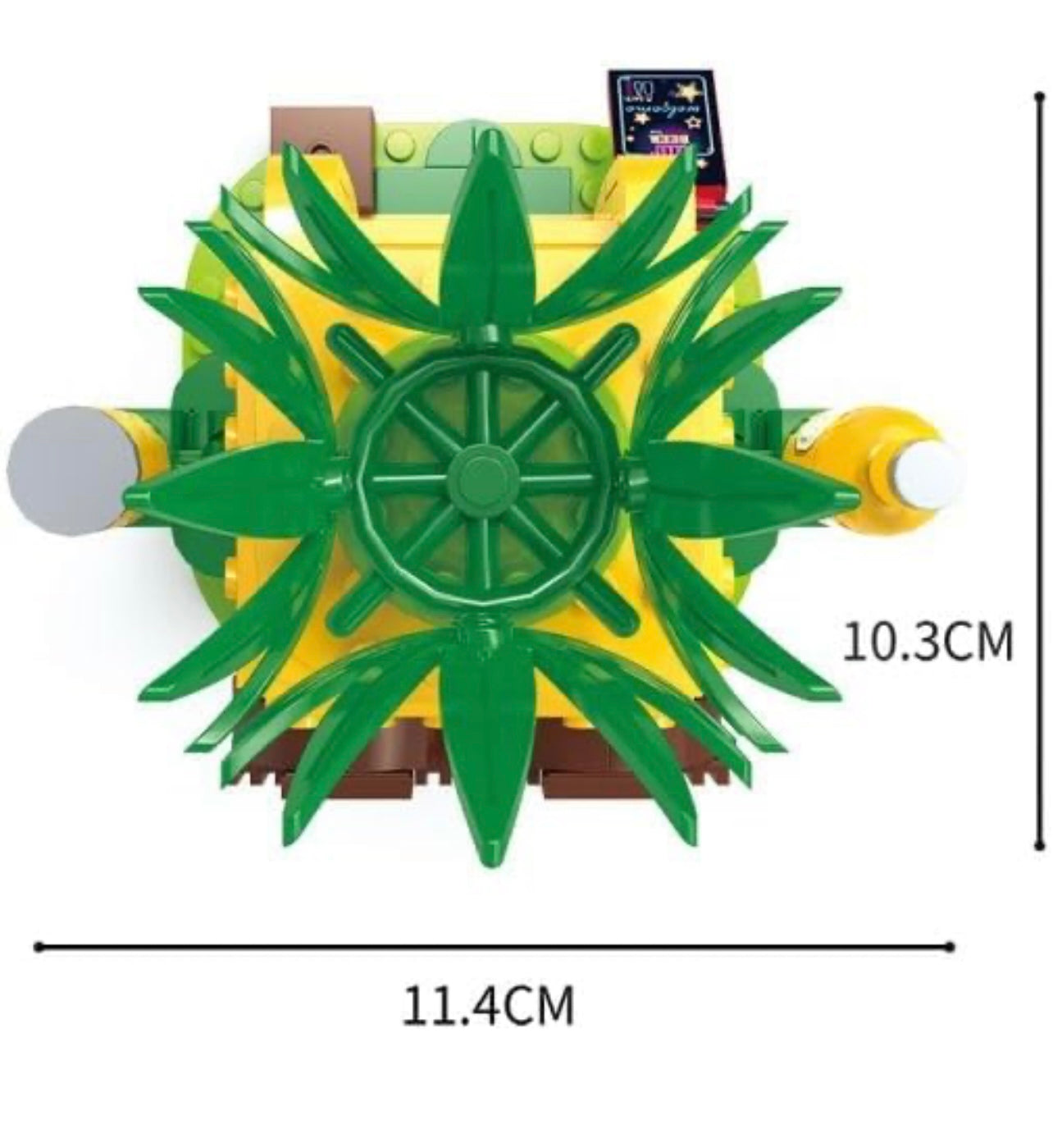 š Funny Pineapple Building Block Toy with Accessories ā Creative Cartoon Brick Set