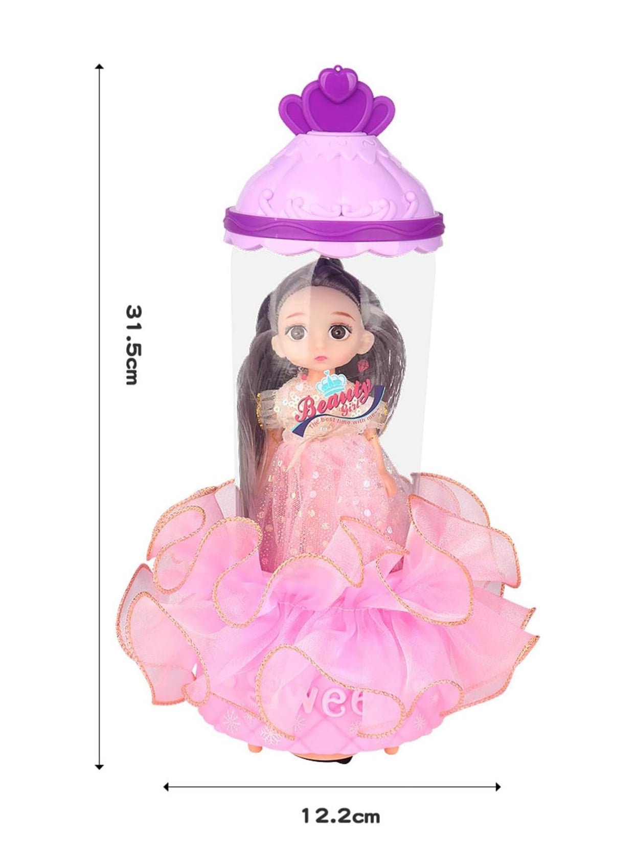 Cupcake Princess Surprise Doll – Transforming Dress Toy (3+ Years)