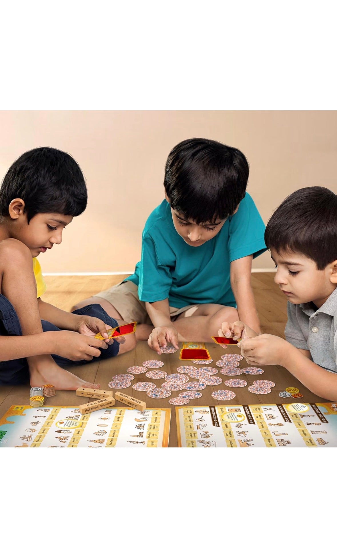 Mapology History Quest India - Educational Board Game | Explore 8 Eras of Indian History with Discovery Lenses & Artefacts | Fun Learning Toy for Kids 8+ | 2-4 Players