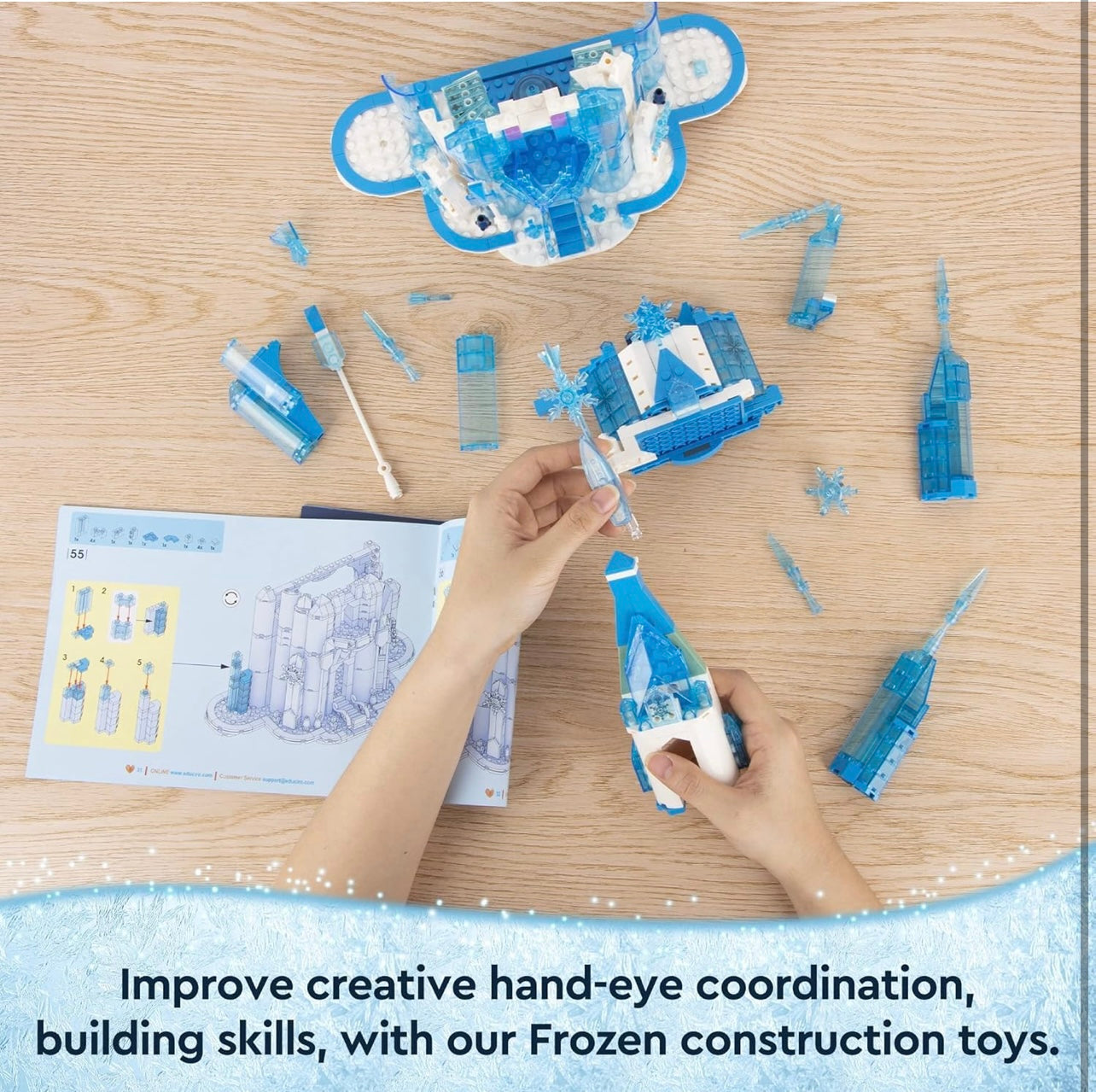 Ice Palace Castle Building Set (or something similar, like "Winter Wonderland Castle Building Blocks")