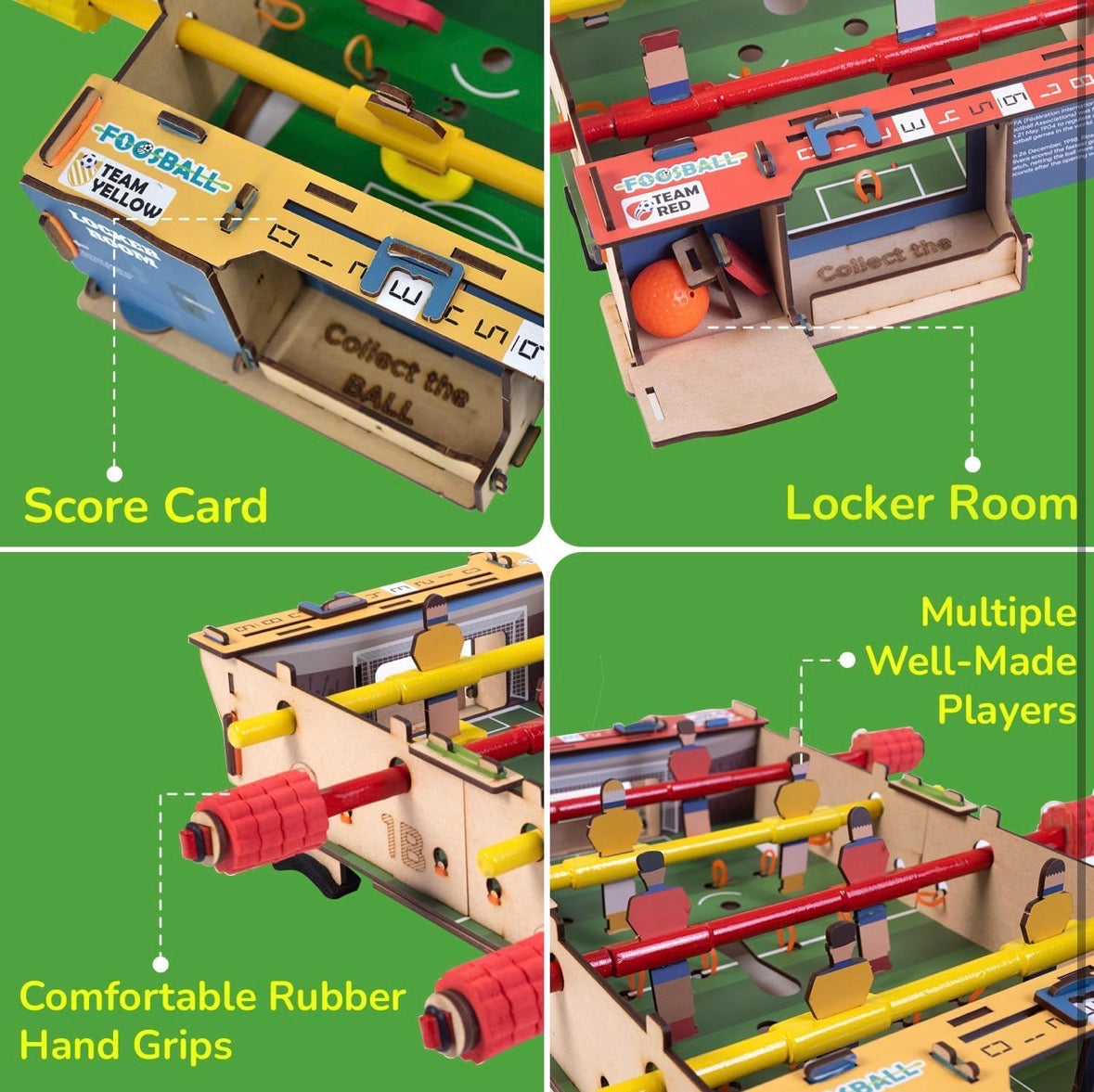 Smartivity Foosball STEM DIY Kit β Kick, Score, Repeat! (Age 6+)