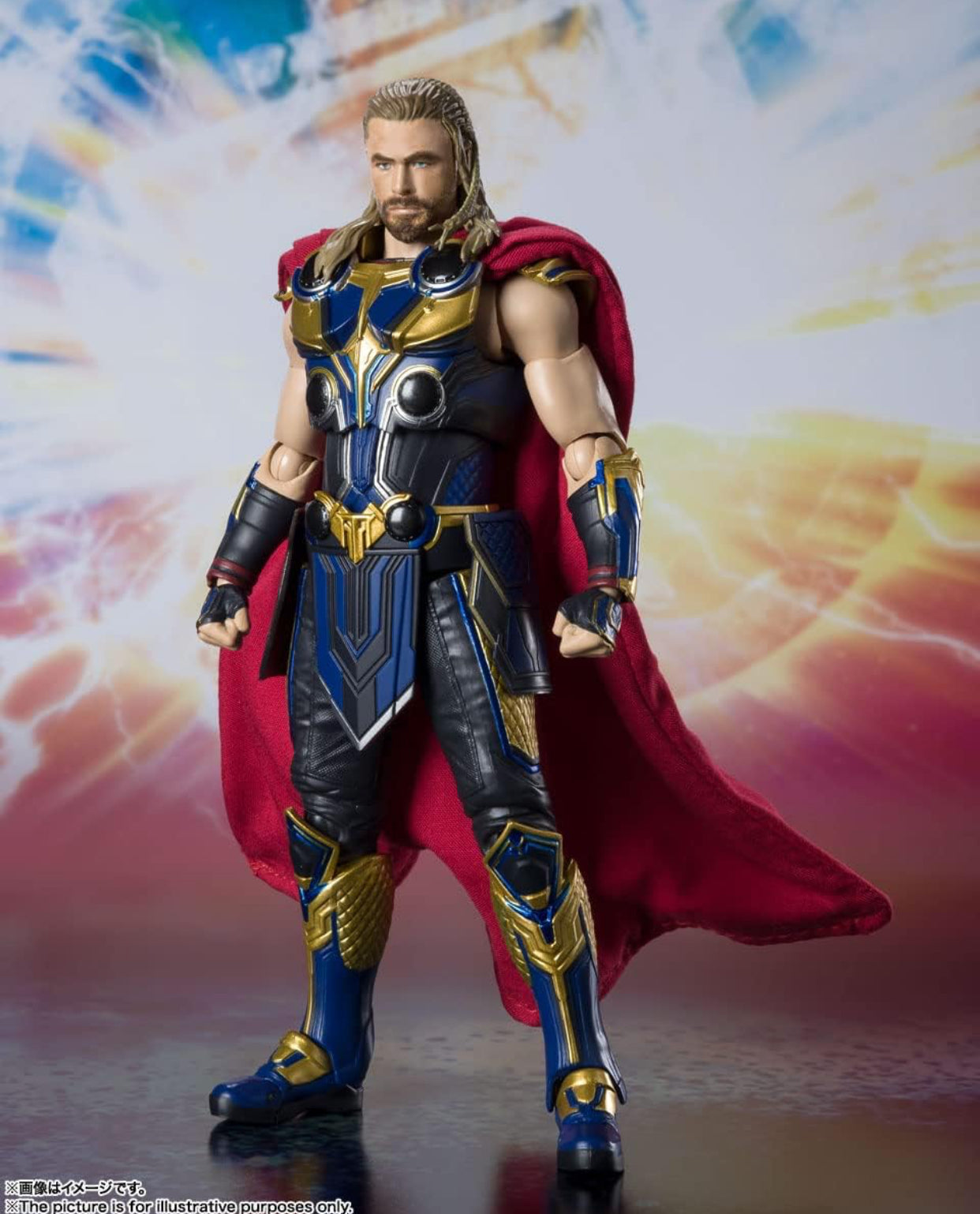 ⚡ Thor Thunder Warrior Deluxe Action Figure – Large Armored Hero with Cape & Weapon