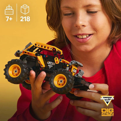 LEGO® Technic™ Monster Jam™ DIGatron™ Pull-Back (42199) – 218 Piece Monster Truck Building Toy
