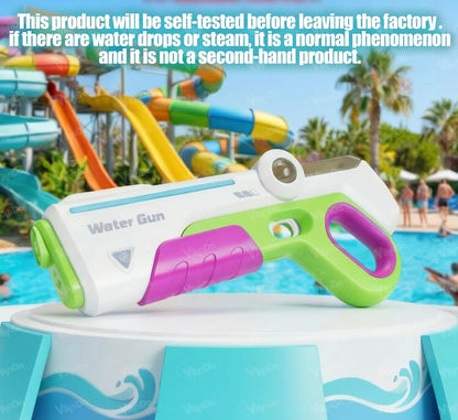 Electric Water Gun for Kids – Automatic Rechargeable Summer Water Blaster Toy with Battery & USB Charging