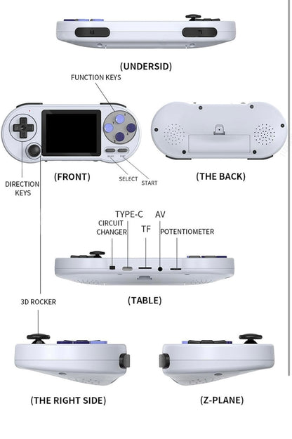 The "Viral" Title (Short & Punchy):
SF2000 Retro Handheld Game Console - 6000+ Classic Games & Wireless Controller