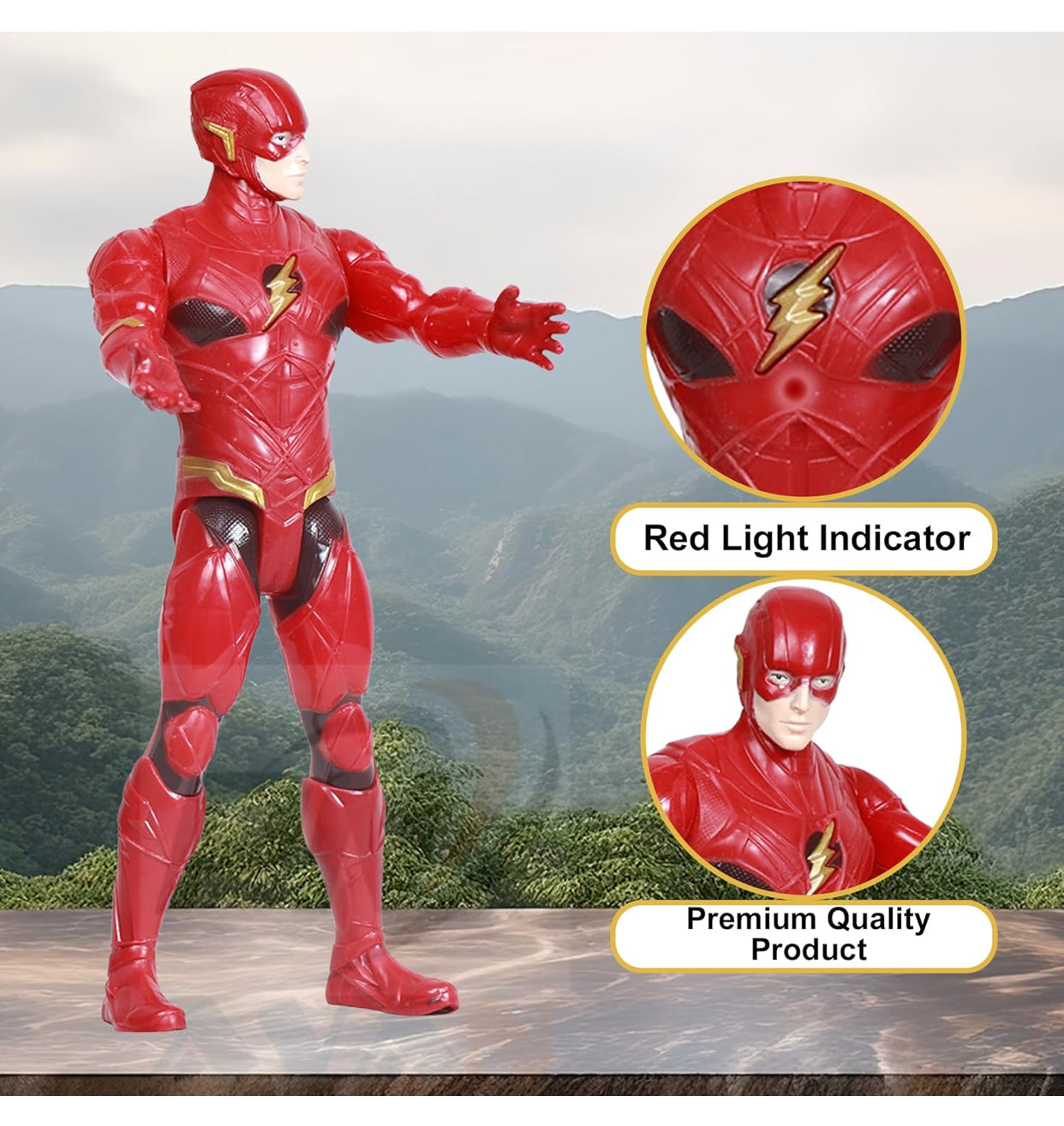 The Flash Action Figure – 12 Inch Superhero Toy