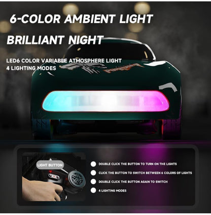 Mini 4WD High-Speed Drift RC Car – “Punisher Edition”