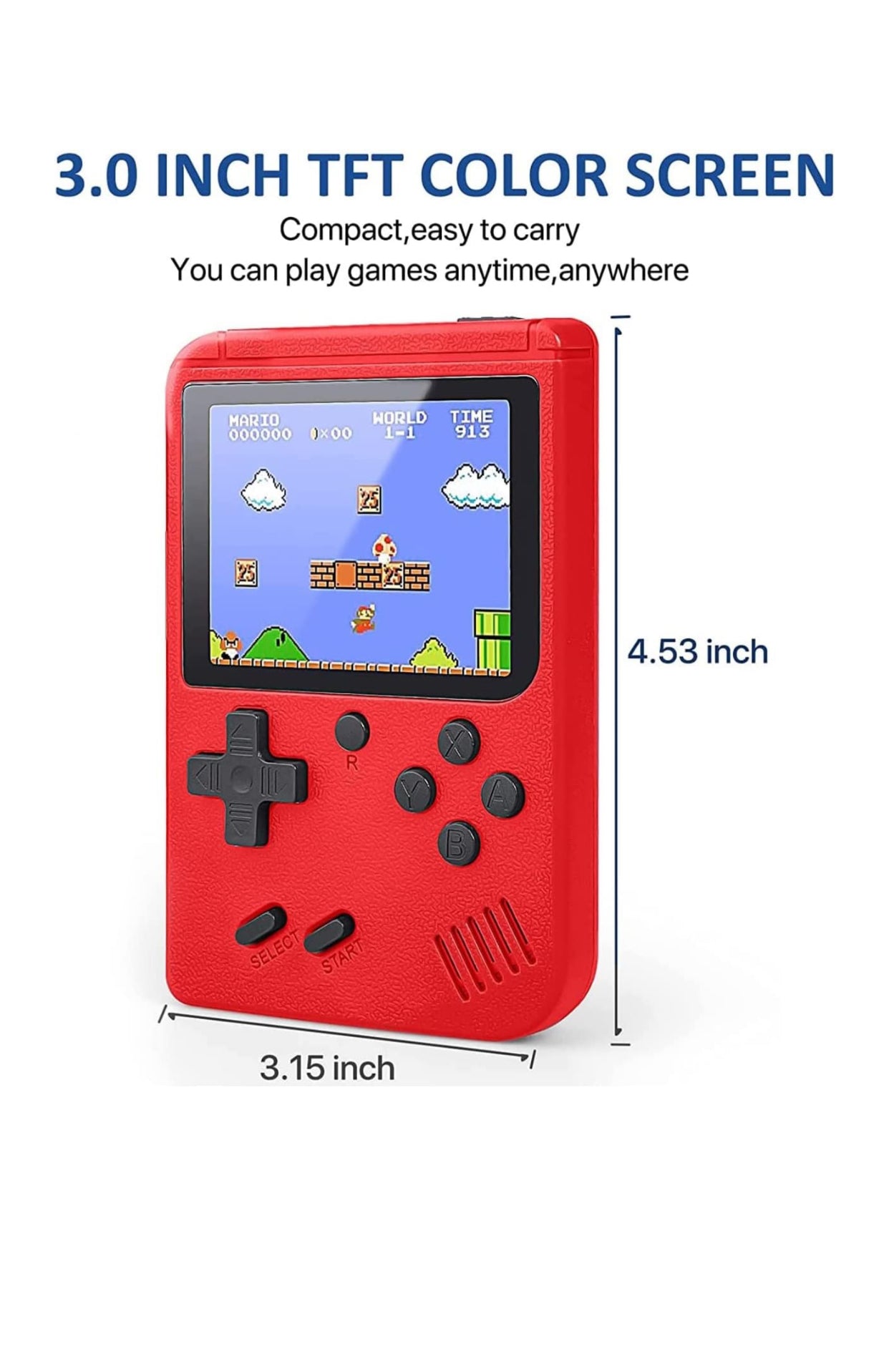 🎮 ADVANCE AD-111 Retro Handheld Game Player – 500 Built-In Games