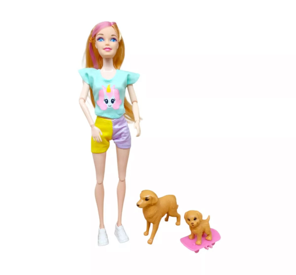 Besties Doll with Bicycle & Puppy Playset – LUMO Brilliant Toys