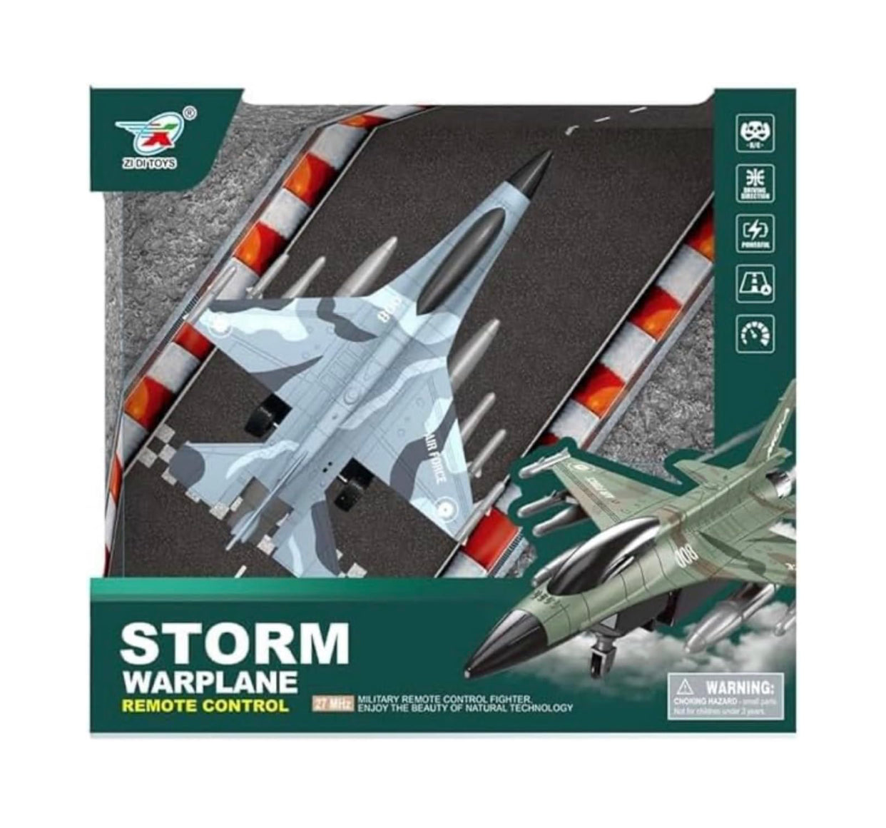 ✈️ RC Storm Warplane – Remote Control Fighter Jet with Lights | Rechargeable