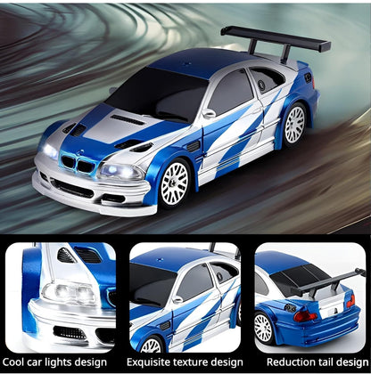 1:43 Scale 4WD RC Drift Car – High-Speed Gyro Drift Racer (15+ km/h)