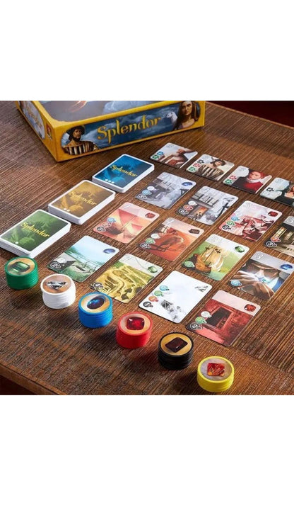 Splendor Board Game – Strategy Card & Gem Trading Game for Family & Friends