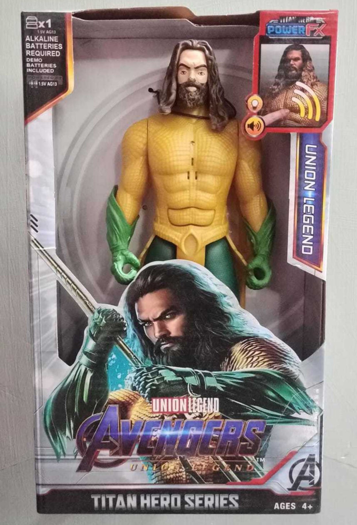 Union Legend Aqua Warrior – Titan Hero Series Action Figure (Avengers Edition) | 12-inch