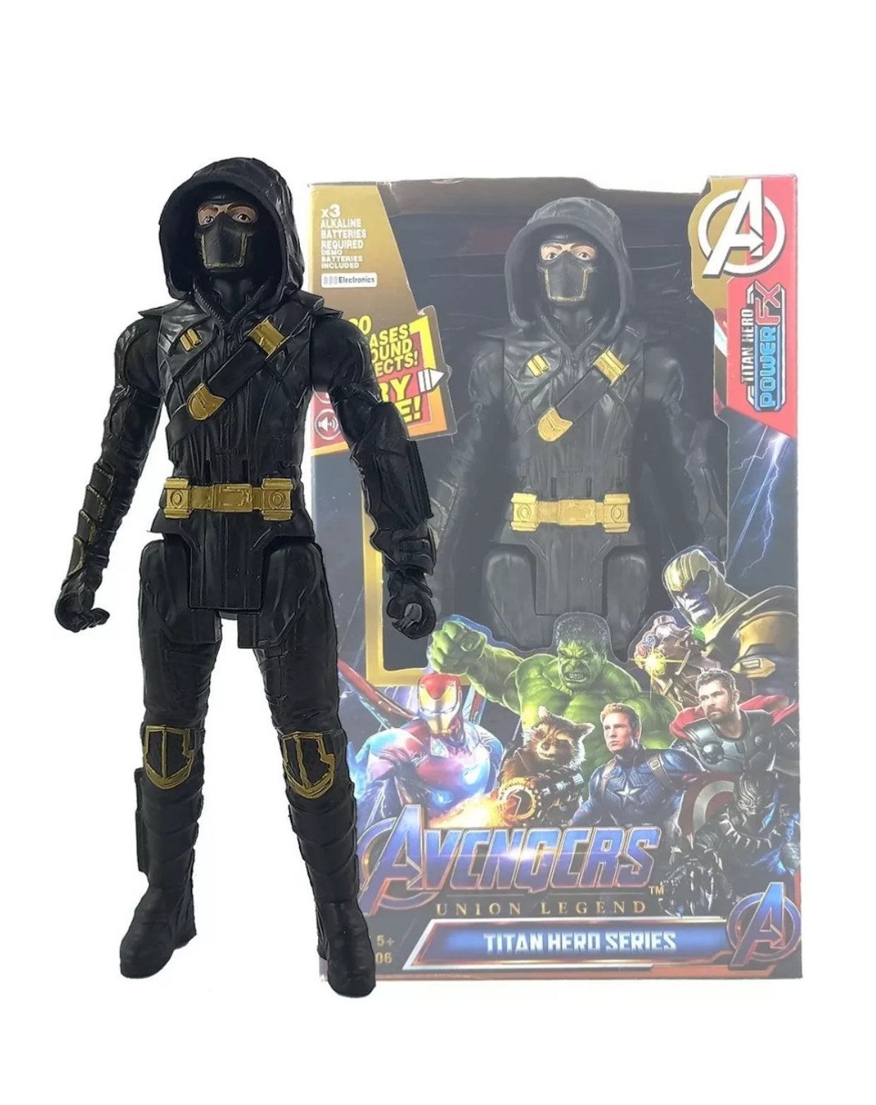 Stealth Ninja Action Figure – Avengers Union Legend Titan Hero Series (12-Inch)