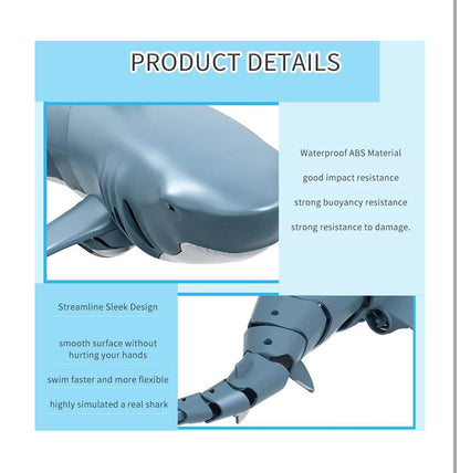 🦈 Remote Control Shark Toy – Realistic Swimming RC Shark for Kids