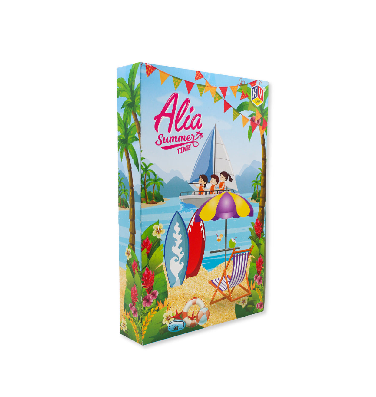 Alia Summer Beach Doll Set – Holiday Outfit, Float Ring & Beach Accessories (3+ Years)