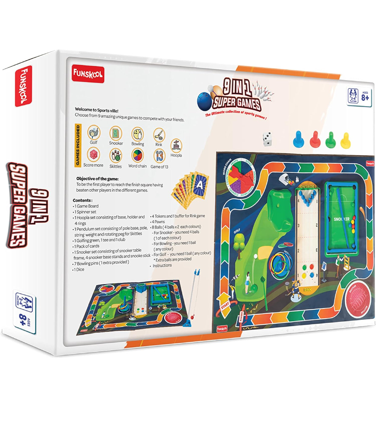 🎉 Funskool 9-in-1 Super Games – Non-Stop Family Fun in One Box!