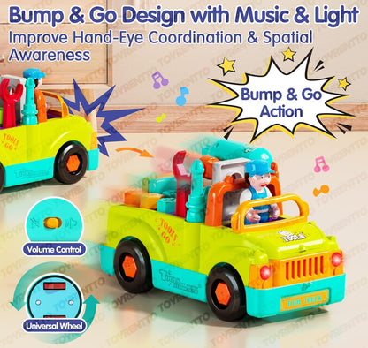 Kids Tool Truck Playset – Interactive Construction Vehicle Toy