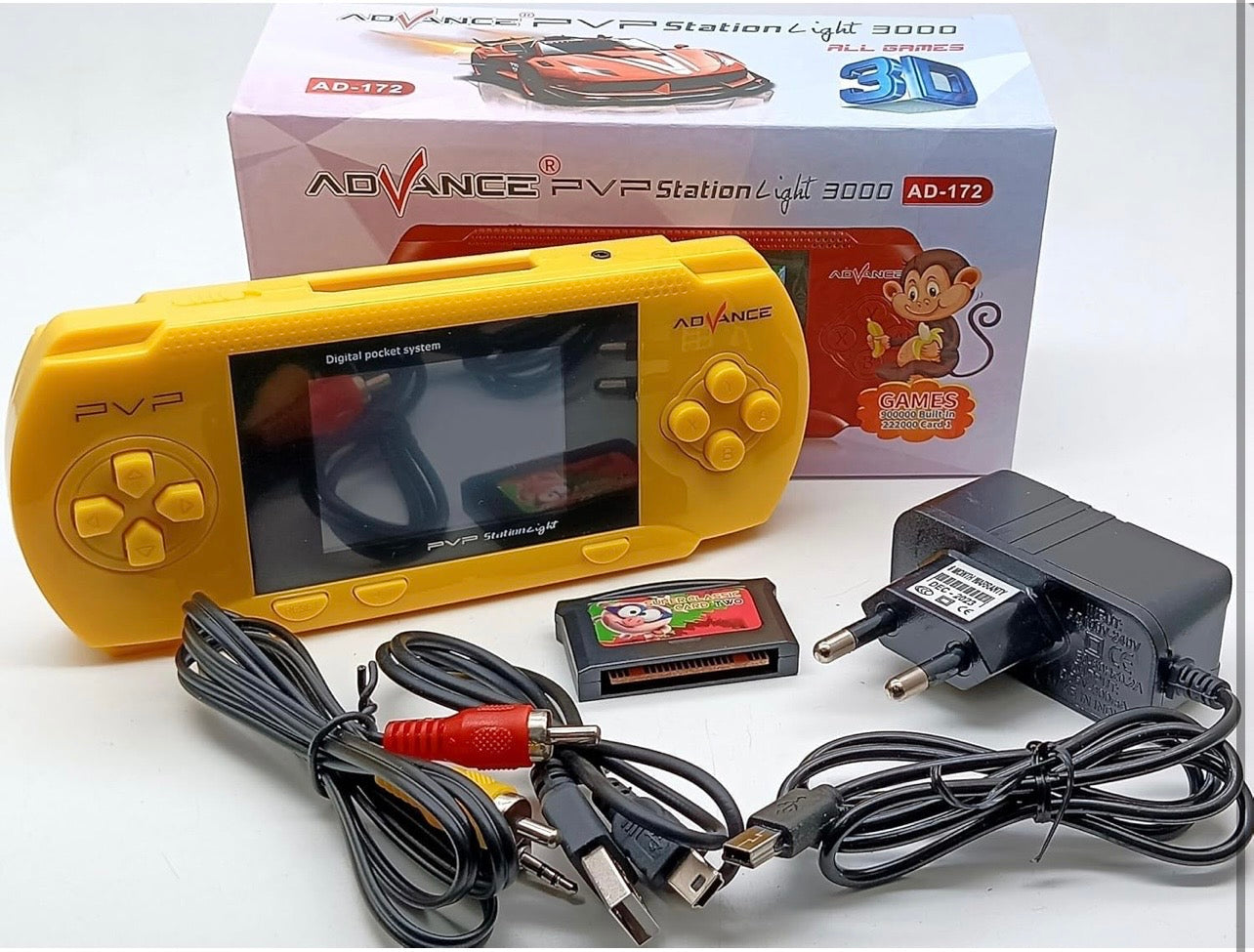 Advance PVP Station Light 3000 (AD-172) – Handheld Retro Gaming Console with TV Output