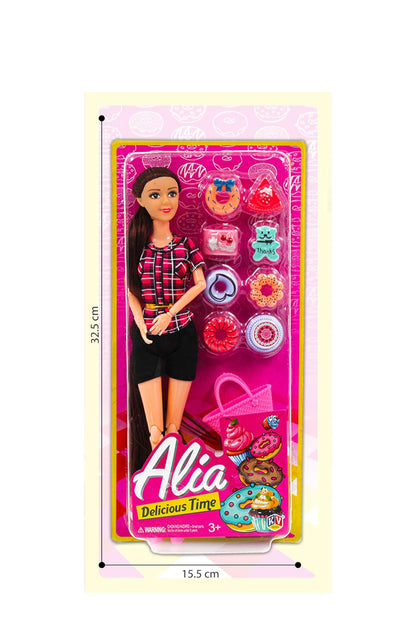 Alia Delicious Time Doll – Fashion Doll With Bakery Accessories (3+)