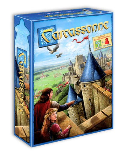 🏰 Carcassonne – Tile-Placement Strategy Board Game (Includes River + Abbot Expansions)