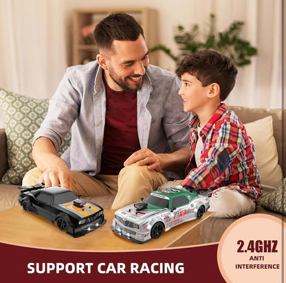 🏁 High-Speed RC Drift Racing Car – 2.4GHz Remote Control, LED Lights, Full Accessories Kit