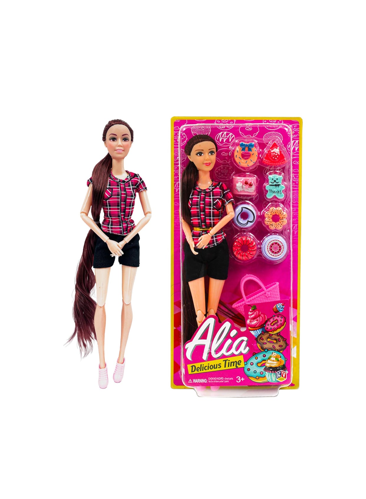 Alia Delicious Time Doll – Fashion Doll With Bakery Accessories (3+)
