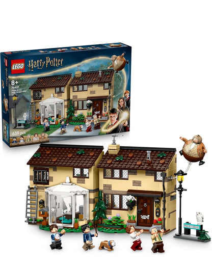 LEGO Harry Potter 76451 Privet Drive: Aunt Marge’s Visit Building Set (639 Pieces, Age 8+)