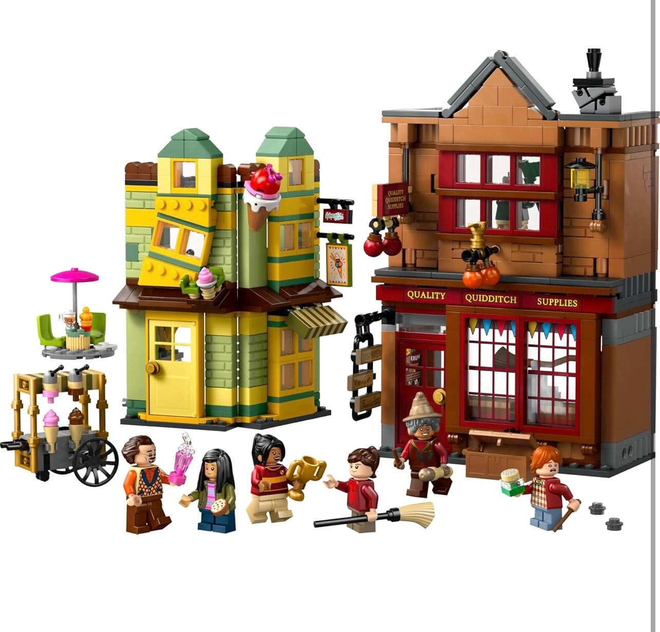 LEGO Harry Potter Quality Quidditch™ Supplies & Ice Cream Parlour Building Set 76452 (795 Pieces, Age 8+)