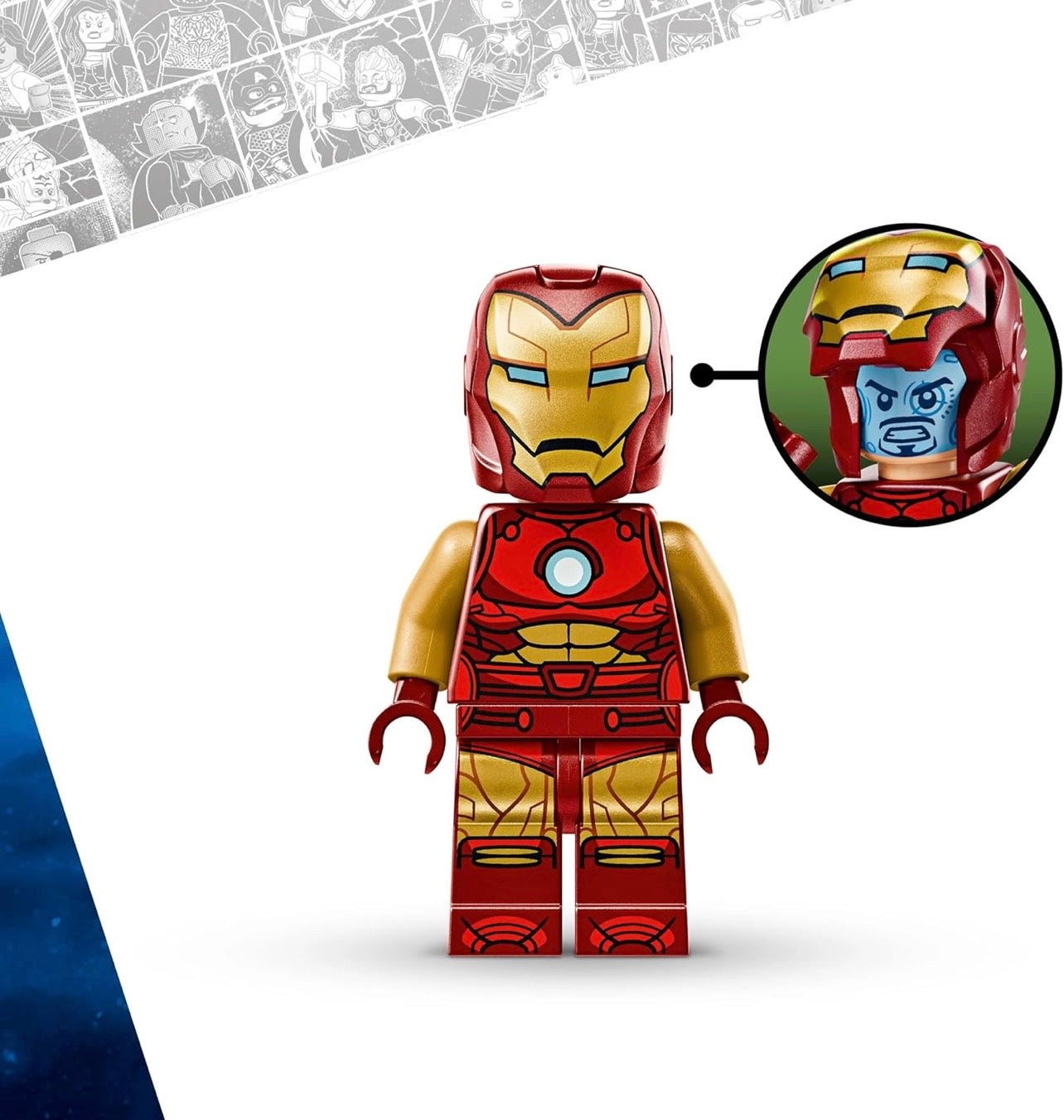 LEGO Marvel Iron Man Mech vs. Ultron (76307) – Buildable Superhero Action Figure Set