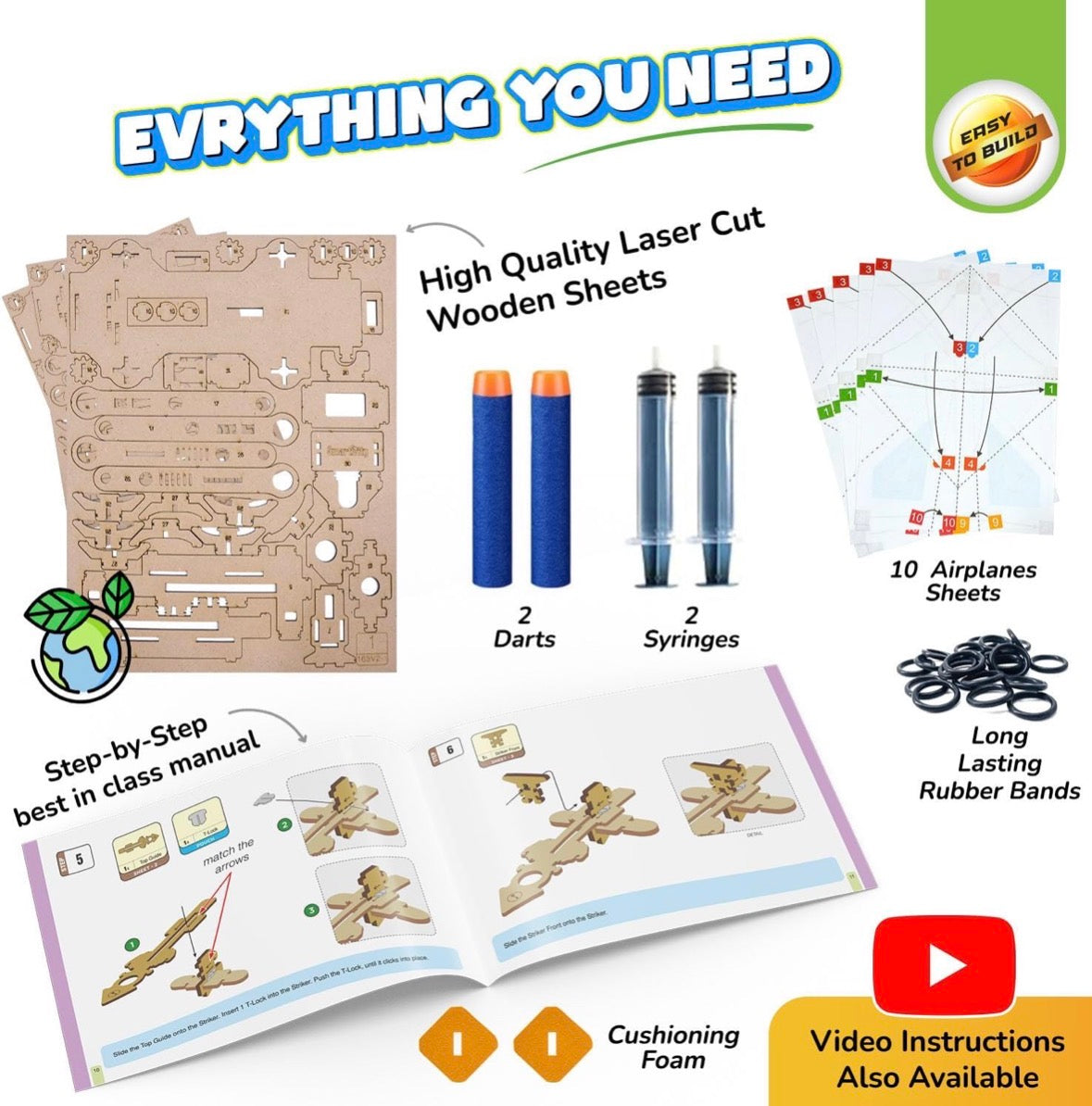 Smartivity Foosball STEM DIY Kit – Kick, Score, Repeat! (Age 6+)