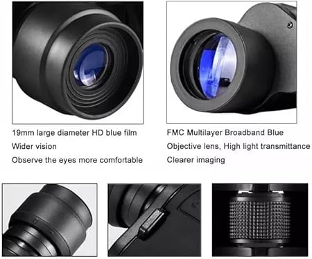 Binocular for Bird Watching with 20 x 50 Zoom Option | Long Distance Durbin for Sports Events Camping Hiking and Tourism (1Pc, Black)
