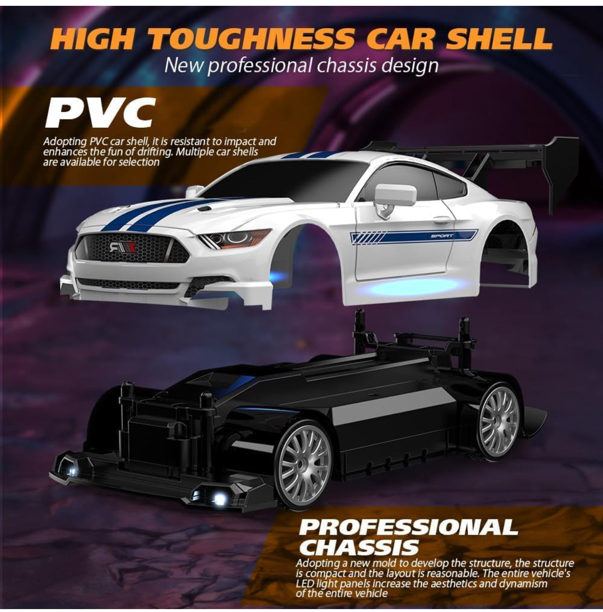 🚗 RC Drift Racing Car 1:24 Scale – High-Speed Remote Control Sports Car