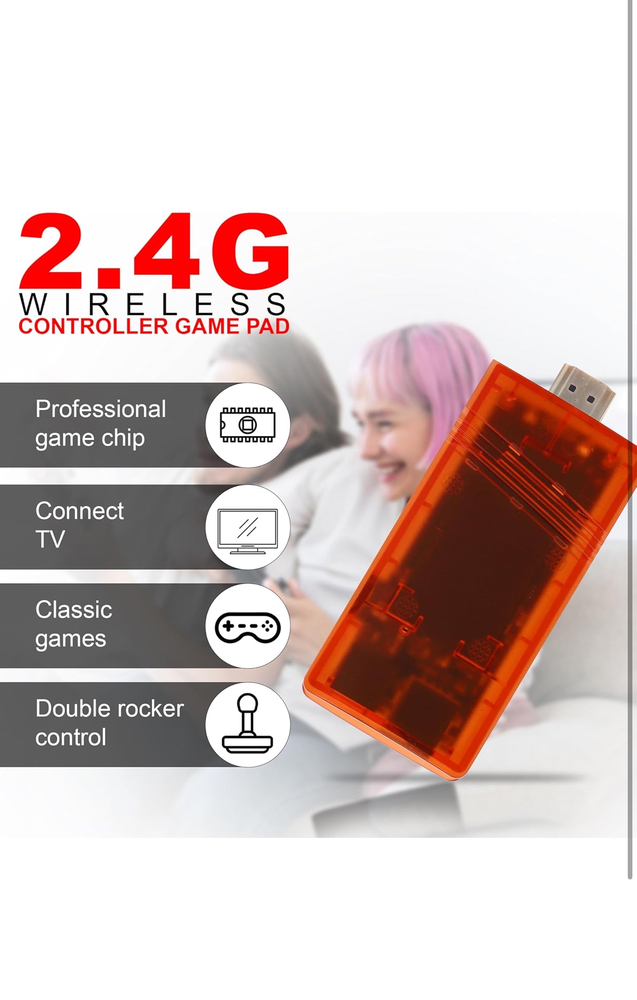 🎮 Product Listing Details: G5S Mini 4K HD Retro Game Console Stick