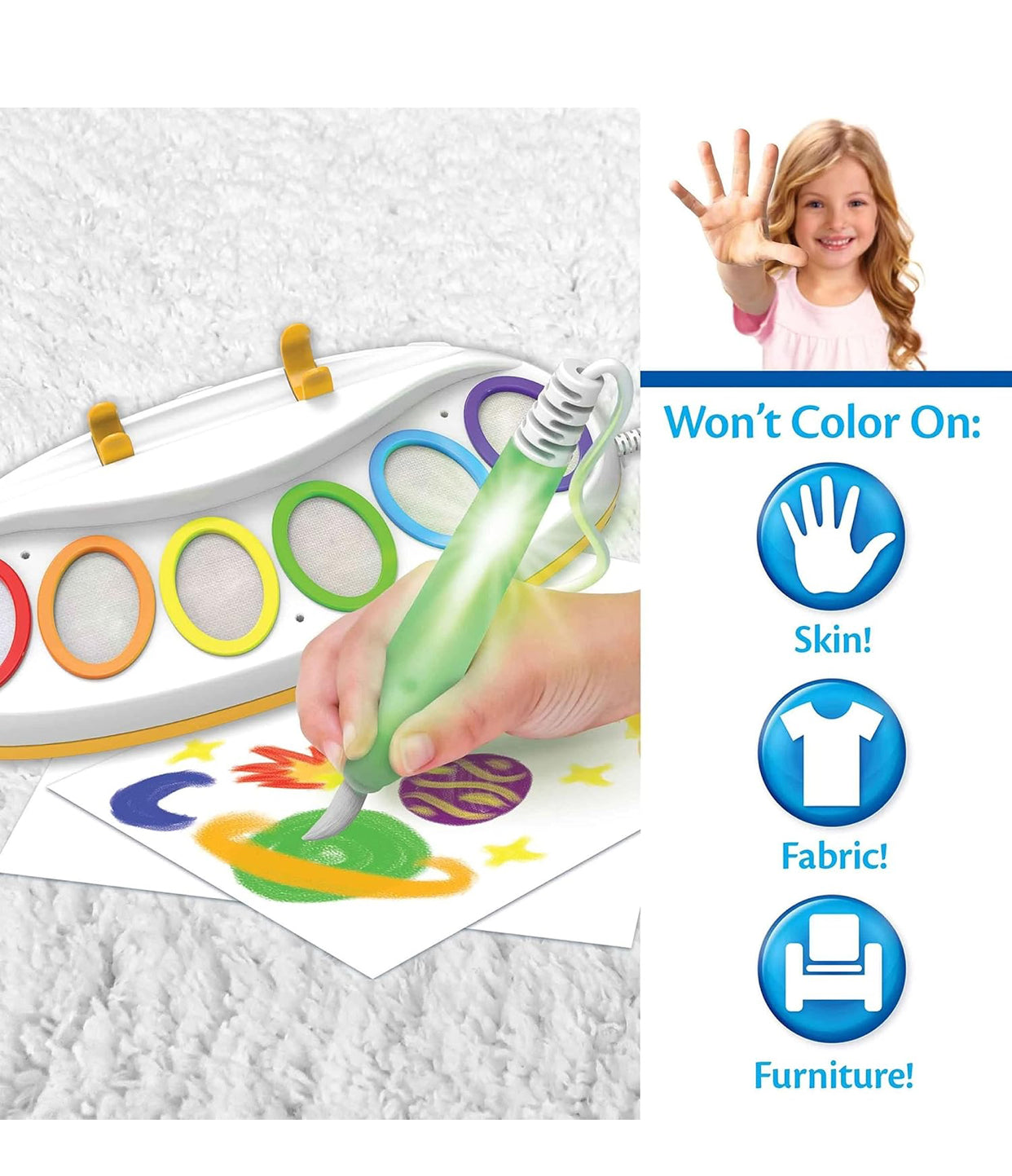 🎨 Color Draw Magical Paint Brush Coloring Set for Kids (3+)
