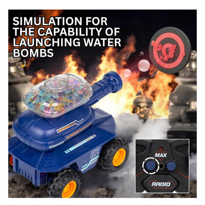 🚀 Kids Shooting Water Bullet Tank – Light & Action Toy Tank