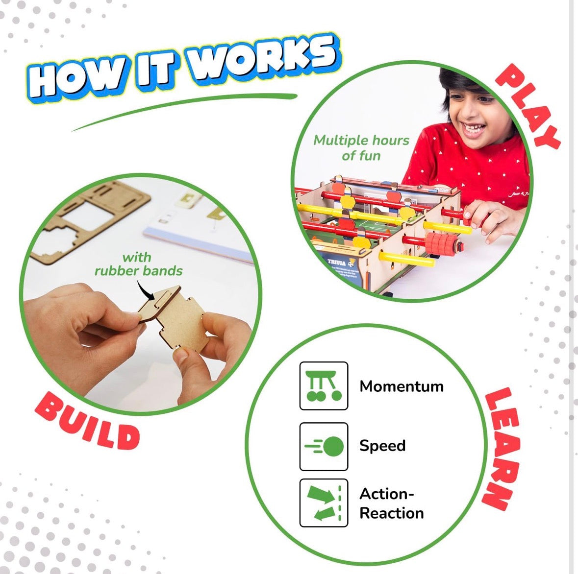 Smartivity Foosball STEM DIY Kit – Kick, Score, Repeat! (Age 6+)