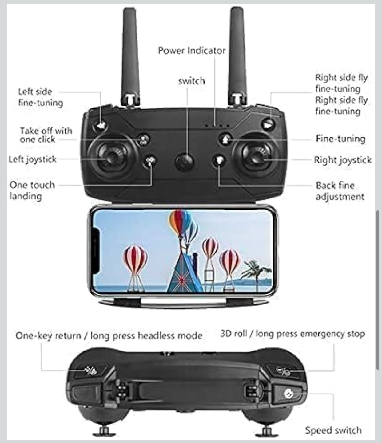 🛸 J2 Drone – Advanced 360° Flip RC Drone (14+)